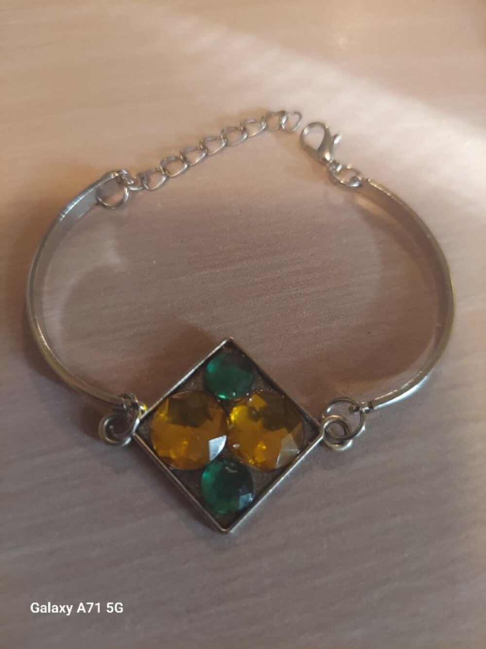 Handcrafted Silver-tone Bracelet